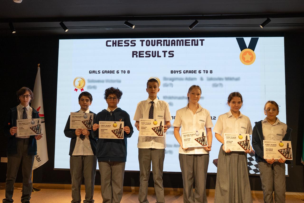 RSAD Chess Tournament Medalist